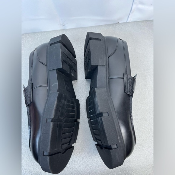 Zara Womens Black Chunky Platform Loafers  Slip On Shoes Size 43 Us 11 - Picture 8 of 12